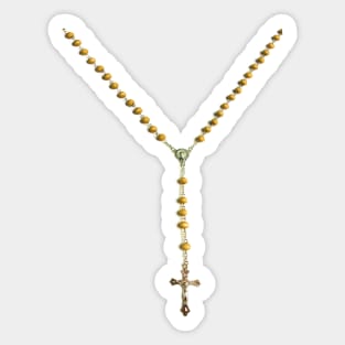 Rosary Biblical Catholic Prayer Fatima Virgin Mary Message Sticker